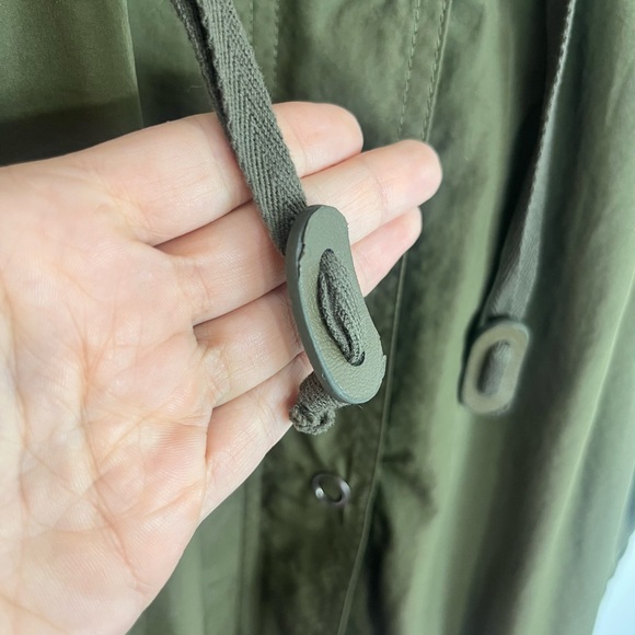 Free People Windswept Hooded Jacket Green Size Small - Picture 4 of 13